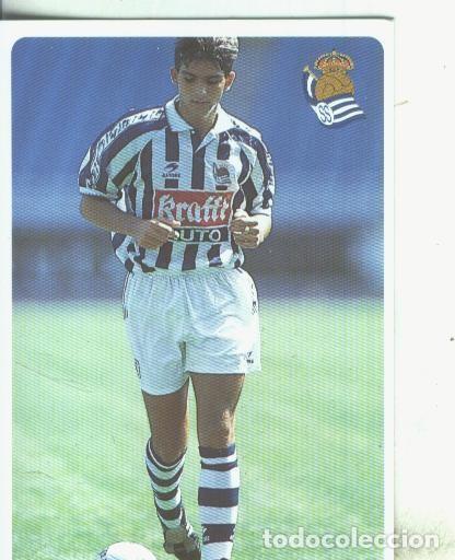 Collectionnisme sportif: Cromos: Las fichas de la liga 95/96-Real Sociedad: De Paula - Varios