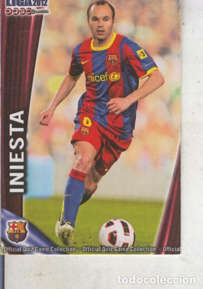 Colecionismo desportivo: Cromo Liga 2012: Iniesta del Bar&ccedil;a - Varios