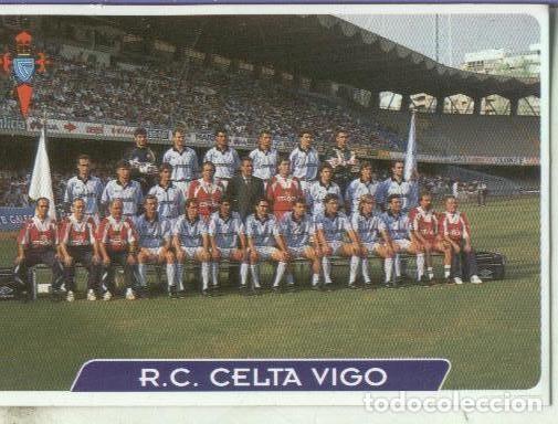 Colecionismo desportivo: Cromos: Las fichas de la liga 95/96-Celta: R.C.Celta Vigo: plantilla - Varios