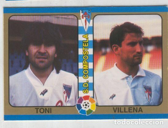 Sports collectibles: Cromos: Futbol Total Liga 95: S.D.Compostela. numero 176: Toni y Villena - Varios