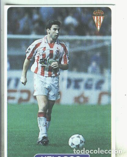 Coleccionismo deportivo: Cromos: Las fichas de la liga 95/96-Sporting: Velasco - Varios