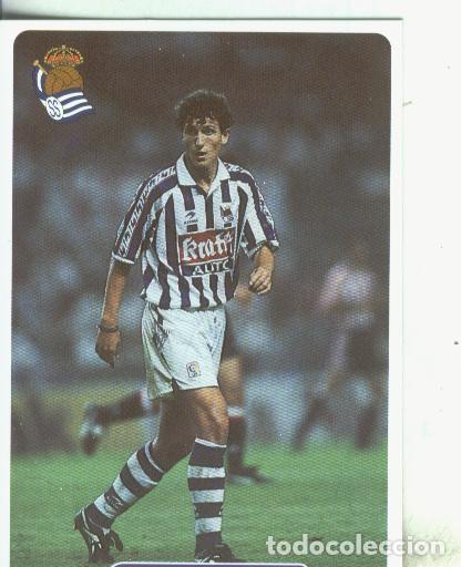 Coleccionismo deportivo: Cromos: Las fichas de la liga 95/96-Real Sociedad: Gracia - Varios