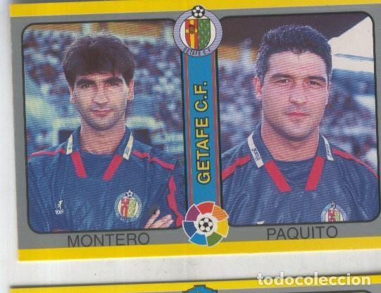 Colecionismo desportivo: Cromos: Futbol Total Liga 95: Getafe C.F.. numero 282: Montero y Paquito - Varios