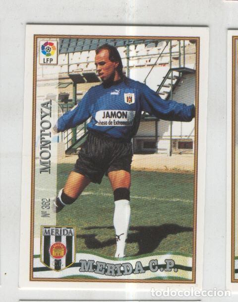 Colecionismo desportivo: Cromo Liga 97/98: C.P.Merida numero 362: Montoya - Varios