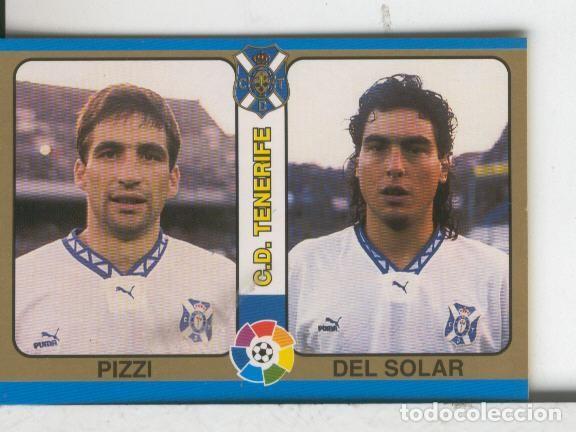 Coleccionismo deportivo: Cromos: Futbol Total Liga 95: Tenerife: Pizzi y Del Solar - Varios