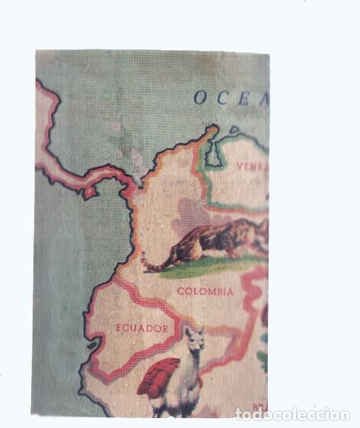 Colecionismo desportivo: Cromos: de la Selva Misteriosa a los abismos del mar: numero 211: Mapa zoologico de America del Sur,