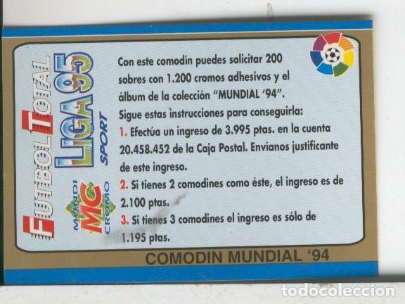 Colecionismo desportivo: Cromos: Futbol Total Liga 95: Comodin Mundial 94 - Varios