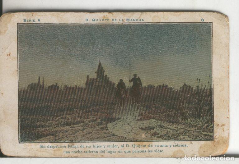 Coleccionismo deportivo: Chocolate Amatller cromo Don Quijote numero 006 - Varios
