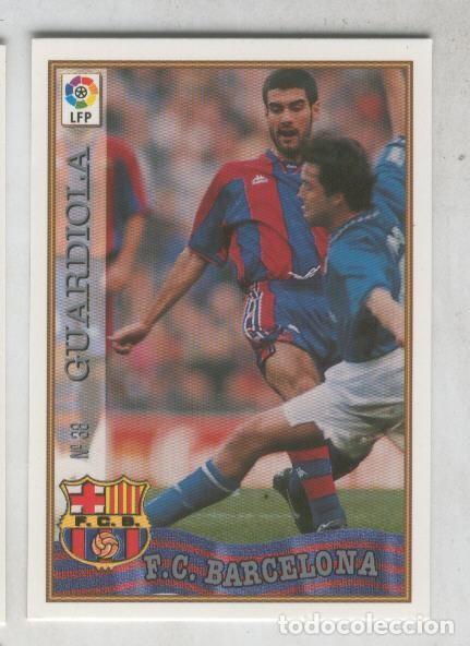 Colecionismo desportivo: Cromo Liga 97/98: F.C.Barcelona numero 38: Guardiola - Varios