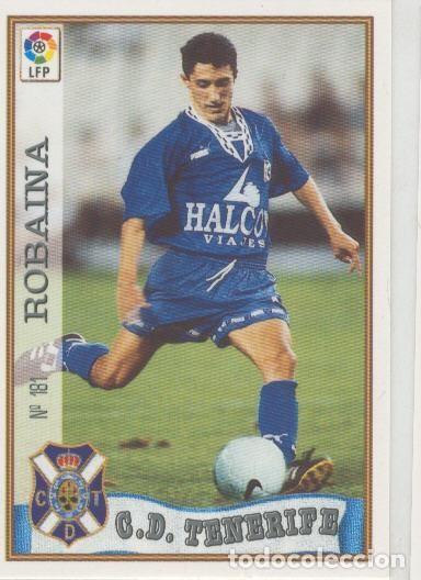 Colecionismo desportivo: Cromo Liga 97/98: C.D.Tenerife numero 181: Robaina - Varios