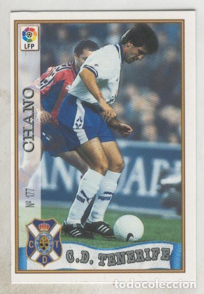 Colecionismo desportivo: Cromo Liga 97/98: C.D.Tenerife numero 177: Chano - Varios