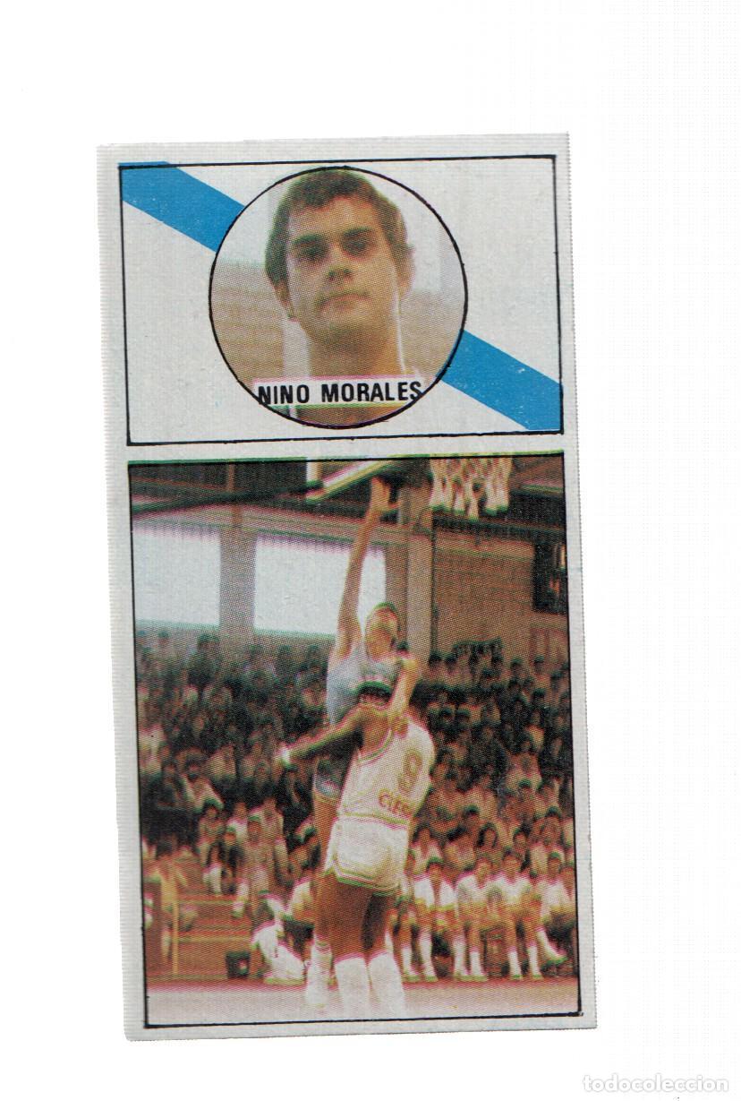 Colecionismo desportivo: Cromo: Baloncesto 1986-1987: numero 022: NIno morales de Breogan de Lugo