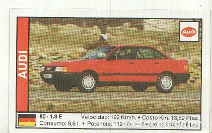 Coleccionismo deportivo: CROMO numero 009: Audi 80 1.8E - Varios