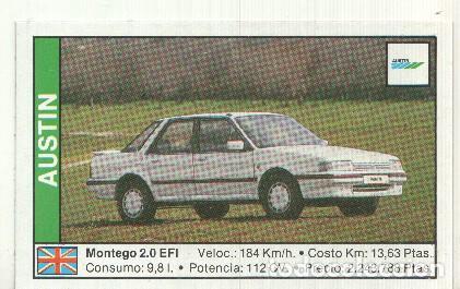 Coleccionismo deportivo: CROMO numero 020 Austin Montego 2.0EFI - Varios