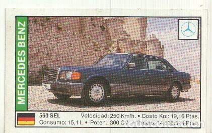 Sammelleidenschaft Sport: CROMO numero 098: MERCEDES 560 SEL - Varios
