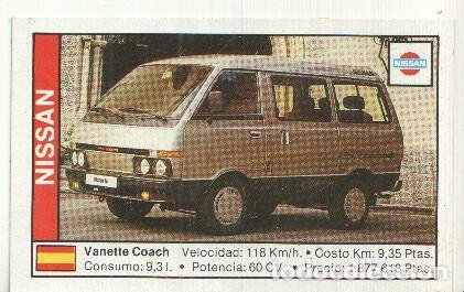 Sammelleidenschaft Sport: CROMO numero 112: NISSAN VANETTE COACH - Varios