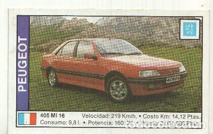 Colecionismo desportivo: CROMO numero 127: PEUGEOT 405 MI 16 - Varios