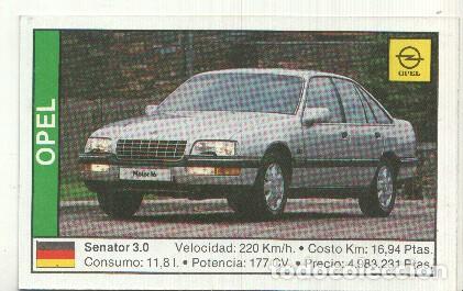 Colecionismo desportivo: CROMO numero 123: OPEL SENATOR - Varios