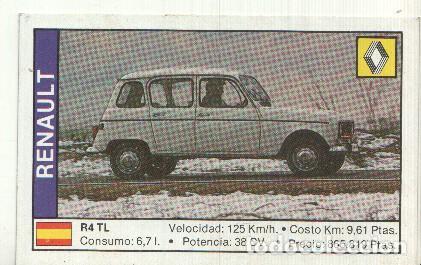 Colecionismo desportivo: CROMO numero 137: RENAULT R-4 TL - Varios