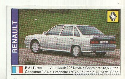 Colecionismo desportivo: CROMO numero 142: RENAULT R-21 TURBO - Varios