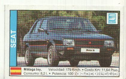 Colecionismo desportivo: CROMO numero 159: SEAT MALAGA INJECTION - Varios