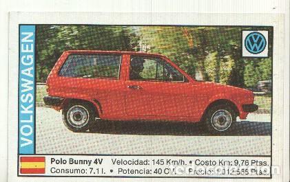 Coleccionismo deportivo: CROMO numero 168: VOLKSWAGEN POLO BUNNY - Varios