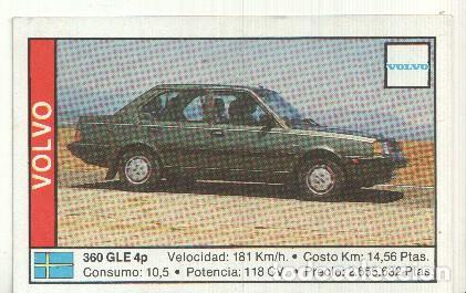 Colecionismo desportivo: CROMO numero 177: VOLVO 360 GLE 4P - Varios