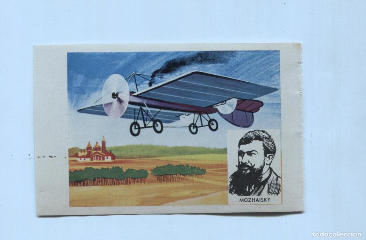 Coleccionismo deportivo: Cromo La Conquista del Cielo numero 020: Alexander Mozhaiski - Varios