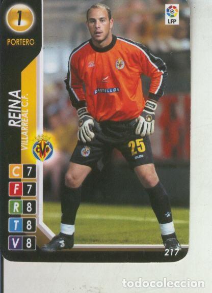 Colecionismo desportivo: Cromo: Derby Total 2004-2005: Villarreal C.F. numero 01: Reina - Varios