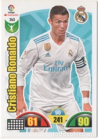 Sports collectibles: Cromo E00770: Album 2-Trading Car Game 2017-18, Cristiano Ronaldo: Raeal Madrid: Delantero - LFP