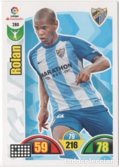Sports collectibles: Cromo E00781: Album 2-Trading Car Game 2017-18, Rolan: M&aacute;laga C.F. Delantero - LFP