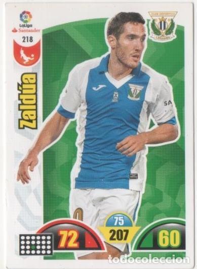 Sports collectibles: Cromo E00740: Album 2-Trading Car Game 2017-18, Zald&uacute;a: C.D. Legan&eacute;s. Defensa - LFP