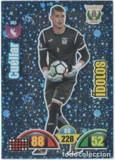 Sports collectibles: Cromo E00855: Album 2-Trading Car Game 2017-18, Cu&eacute;llar-&Iacute;DOLOS: C.D. Leganes. Portero - LFP