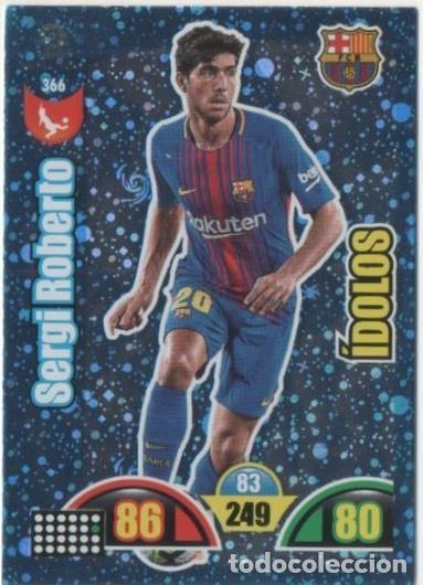 Sports collectibles: Cromo E00841: Album 2-Trading Car Game 2017-18, Sergi Roberto-&Iacute;DOLOS: F.C. Barcelona. Delantero - LF