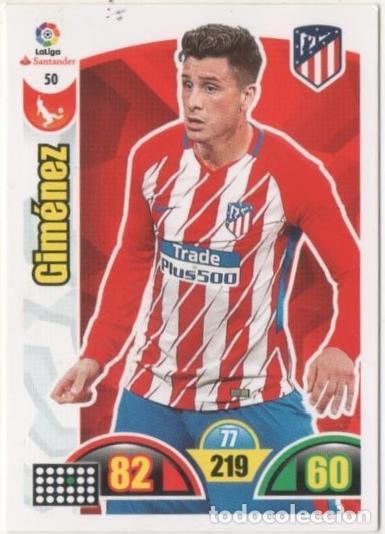 Sammelleidenschaft Sport: Cromo E00618: Album 2-Trading Car Game 2017-18, Gim&eacute;nez: At.C. Madrid. Defensa - LFP