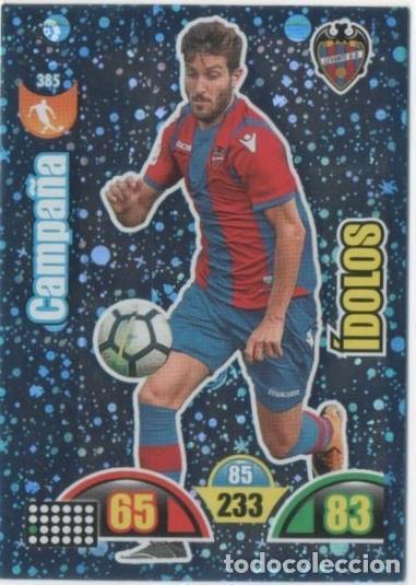 Collectionnisme sportif: Cromo E00857: Album 2-Trading Car Game 2017-18, Campa&ntilde;a-&Iacute;DOLOS: Levante U.D. Medio - LFP