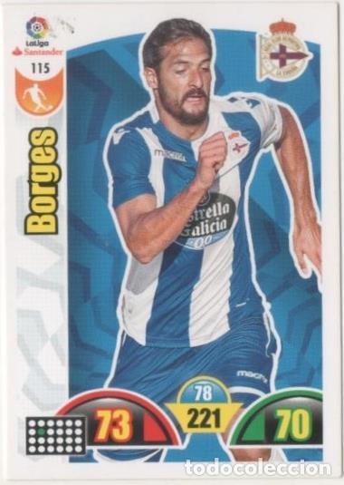 Coleccionismo deportivo: Cromo E00668: Album 2-Trading Car Game 2017-18, Borges: R.C. D la Coru&ntilde;a. Medio - LFP