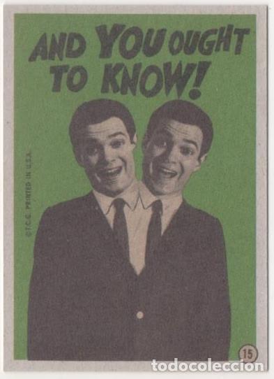 Coleccionismo deportivo: Cromo E01041: Album 3-Monster Greeting Cards, Card n&ordm; 15 - Robert Crumb