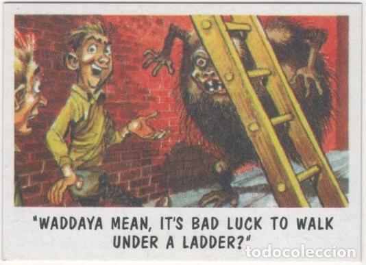 Coleccionismo deportivo: Cromo E01007: Album3-You'll Die Laughing, Card n&ordm; 48 - Jack Davis