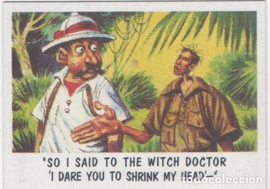 Coleccionismo deportivo: Cromo E01005: Album 3-You'll Die Laughing, Card n&ordm; 46 - Jack Davis