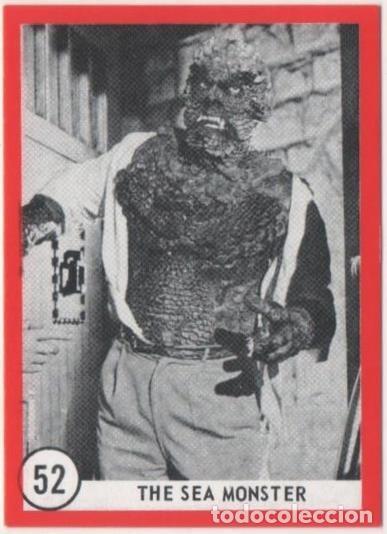 Collezionismo sportivo: Cromo E01128: Album 3-Famous Monsters Series, Card n&ordm; 52. The Sea Monster - CAPTAIN CO.,