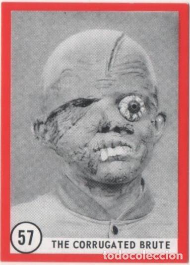 Collezionismo sportivo: Cromo E01133: Album 3-Famous Monsters Series, Card n&ordm; 57. The Corrugated Brute - CAPTAIN CO.,