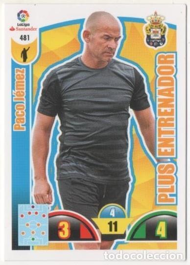 Collezionismo sportivo: Cromo E00921: Album 2-Trading Car Game 2017-18, Paco J&eacute;mez-PLUS ENTRENADOR: U.D Las Palmas - LFP