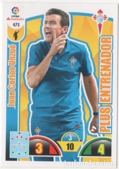 Collezionismo sportivo: Cromo E00915: Album 2-Trading Car Game 20147-18, Juan Carlos Unzu&eacute;-PUS ENTRENADOR: R.C. Celta de Vig