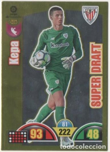 Collezionismo sportivo: Cromo E00875: Album 2-Trading Car Game 2017-18, Kepa-SUPER DRAFT: At. de Bilbao. Portero - LFP
