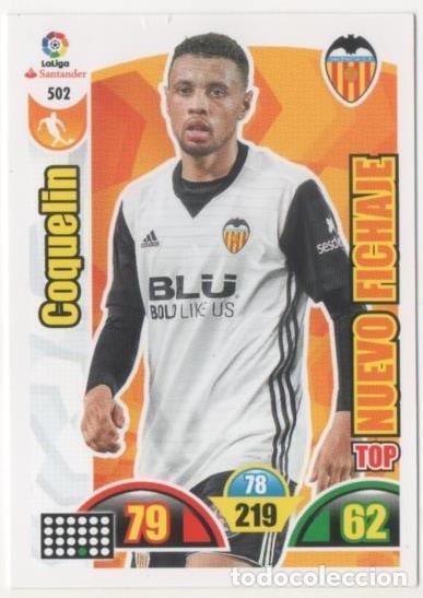 Collectionnisme sportif: Cromo E00941: Album 2-Trading Car Game 2017-18, Coquelin: Valencia C.F. Medio - LFP
