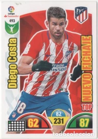Collectionnisme sportif: Cromo E00933: Album 2-Trading Car Game 2017-18, Diego Costa: At. De Madrid. Delantero - LFP