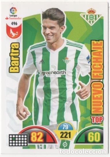 Coleccionismo deportivo: Cromo E00936: Album 2-Trading Car Game 2017-18, Bartra: Real Betis Balonpi&eacute;. Defensa - LFP