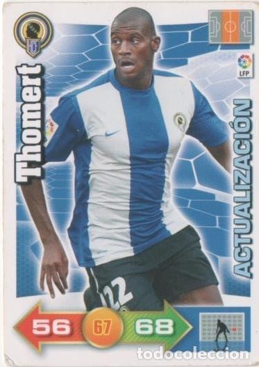 Collectionnisme sportif: Cromo E00573: Album 2-Trading Car Game 2010-11, Thomert: H&eacute;rcules C.F. Medio - LFP