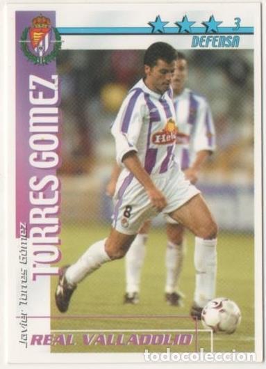 Collectionnisme sportif: Cromo E00188: Fichas de la Liga 2003, Torres G&oacute;mez: Real Valladolid. Defensa - LFP